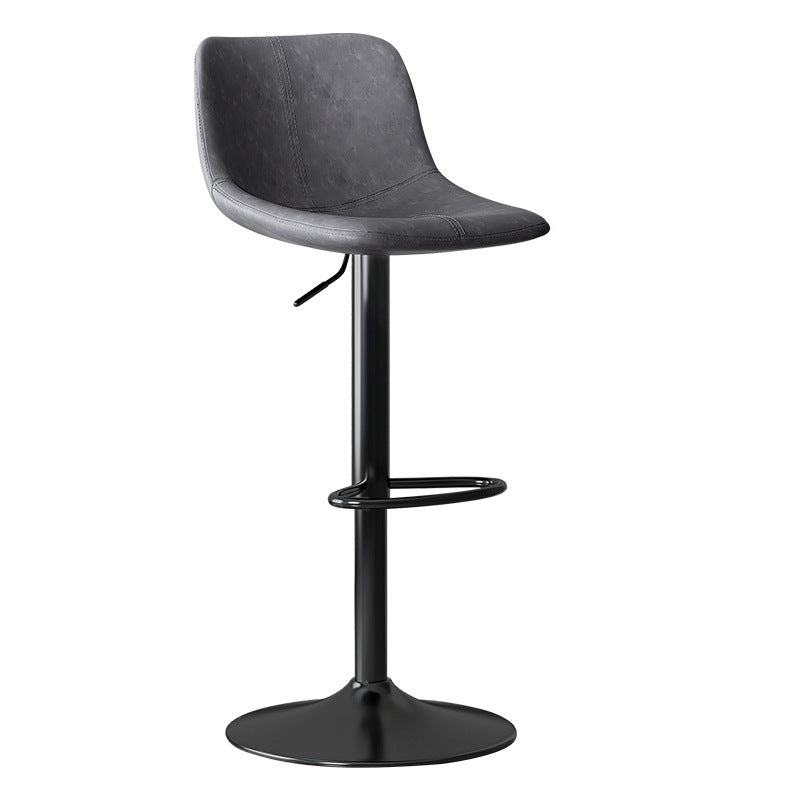 Taburete de bar giratorio Silla de bar moderna para restaurante, cafetería, isla de mesa y silla, respaldo de silla de comedor alta se puede levantar (23.6-31.5 in) Sillas de sala de estar