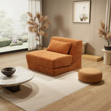 Foldable Memory Foam Sleeper, Floor Sofa Couch for Living Room