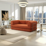 Sleeper Sofa Bed Couch, Boneless Memory Foam Couch, Compression Cloud Couches for Living Room, Velvet Corduroy Sofa Bed