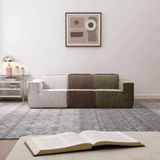 Modular Sectional Sofa 3-Seater Modular Sofa Couch with Deep Seat Memory Foam Cloud Sofa Chair