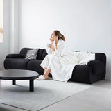 Modern Teddy Velvet Upholstered Sectional Sofa Modular Sofa